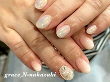 グレースドットエヌ ナカザキ 梅田中崎町店(grace.N-nakazaki)/冬ネイル＊simple art