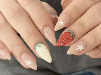 アイネイルズ 横浜EAST店(I-nails)/いちご春ネイル