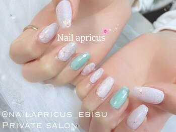 ネイルアプリクス 恵比寿(Nail apricus EBISU)/桜ネイル◆定額アレンジ ¥10180