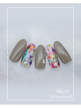 はあとねいる 京田辺店/ハンドネイル：No.78