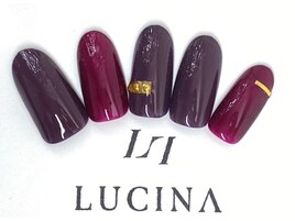 Y -839 秋カラー大人ネイル