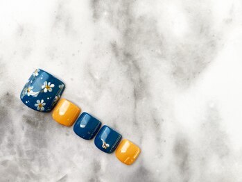 スリー(THREE)/Feb,2021/nail design 