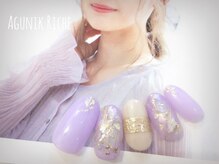 アグニークリッシェ(Agunik Riche)/【大理石ネイル】