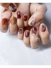 ウロネイルズ(ulo nails)/ローズとニュアンスデザイン