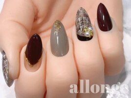 ツイードネイル☆