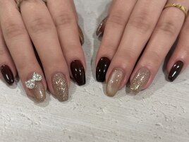 マグネット×キラキラリボン