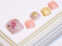 ネイルズアジュール 新潟亀田店(Nails Azur)の雰囲気（足元から華やかに☆フットジェルも人気！）