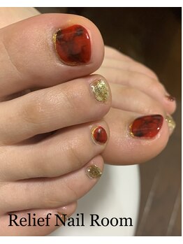 リリーフネイルルーム(RELiEF NAiL ROOM)/フットシンプルコース