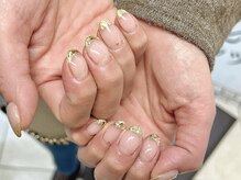 ネイルスタジオ ベレッツァ(BELLEZZA)/ガラスフレンチ
