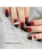 ネイルサロン クール(Nailsalon Coeur)/ダブルグラデ　パールネイル
