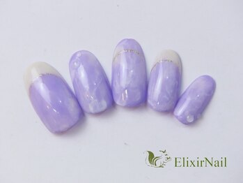 エリクサーネイル 神田(Elixir Nail)/シンプル / クーポン使用