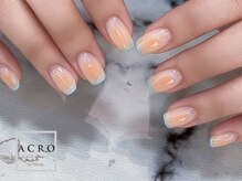アクロネイル アンド アイ(ACRO NAIL&EYE)/夏のチークネイル