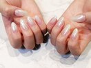 ホワイトミラーネイル