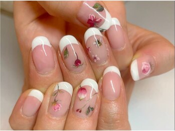 キラネイル アンド アイラッシュ by World Beauty(KIRA)/フラワーフレンチ