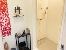 ボディコースでたくさん汗をかいた後は、シャワーですっきり♪