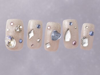 ラメグラキラキラパーツ￥9480