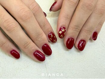 ビアンカ ネイルサロン 大宮店(Bianca)/バレンタインワンポイントアート