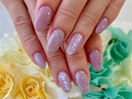 【松崎】パープルシェルnail
