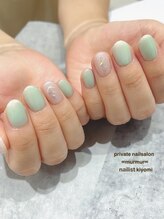 プライベート ネイルサロン マーマ(murmur)/パールワンカラー