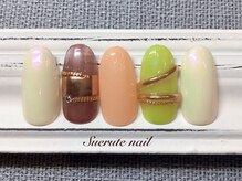 スエルテ ネイルサロン 北千住店/ブロンズミラーネイル ¥8000