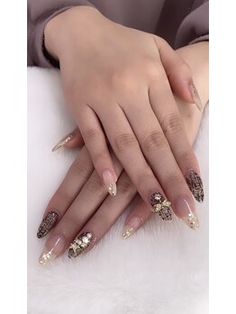 マシェリ(Ma cherie)/ツイードネイル