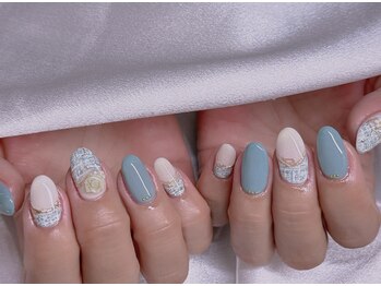 エムズ ネイルサロン(M2)/ミディアムツイード