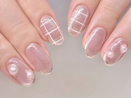 チェック柄☆ミラーライン