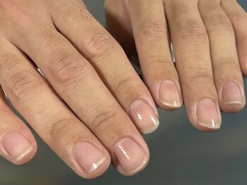 ルミエール(LUMIERU)の写真/【メンズネイル ワンカラーorクリア/ケア込み】メンズのお客様でも通いやすいメニューを多数ご用意★