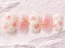 薔薇チークリボンピンク￥9000