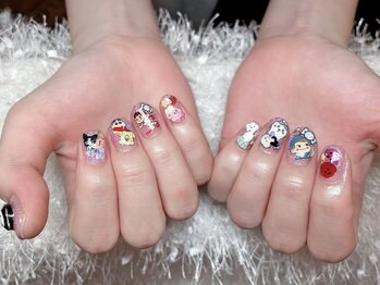 レアネイル 新宿(le'a nail)/キャラクターネイル