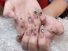 レアネイル 新宿(le'a nail)/宝石ネイル