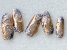 ミラー×フラッシュネイル