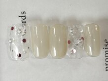 ジェミーネイル エビス(Jemiy nail ebisu)/ニュアンスレースホロ6480yen