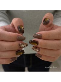 秋レオパードニュアンスデザイン