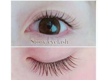 ストーリーアイラッシュアンドネイル(Story)/柔らかブラウンエクステ♪