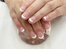 フレンチ＆ラメライン★ホワイト