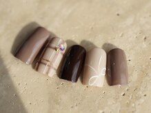 ネイルサロン マリア(nail salon Maria)/リボン＆チェックネイル