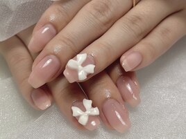 リボンネイル♪