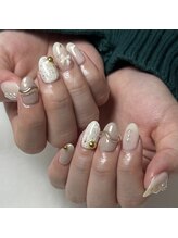 ライフ セカンド(LIFE2nd)/ツイードニュアンスネイル