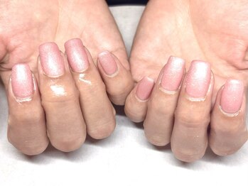 パープルの爪屋/血色感UPワンカラーネイル＊