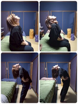 ぐっすりん/3回施術後の姿勢の変化(1)