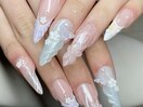 夏/マーメイトネイル
