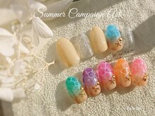 リンドゥネイル 上小田井店(Rindu Nail)/夏キャンペーン♪海・水面ネイル