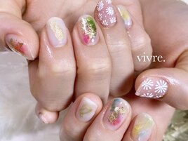 手書き/ニュアンス/フラワー