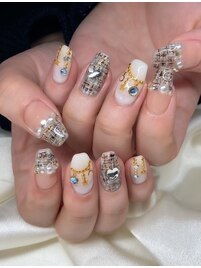 持ち込み☆ツイード☆長さ出し