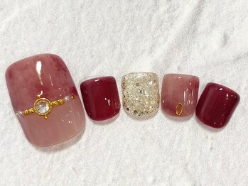 ネイルサロン ラブリーズ 相模大野店(NAIL SALON LOVELLY'S)/フット定額 ¥8980