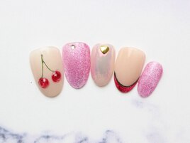 さくらんぼネイル初回￥6980