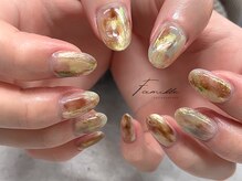 ファミーユ 新宿西口店(Famille)/秋のニュアンスネイル★