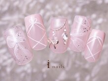 アイネイルズ 町田店(I nails)/バレリーナリボンネイル11500円