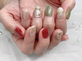 クリスマスネイル